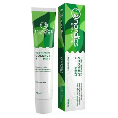 Nordics Florürsüz Diş Macunu Hindistan Cevizi ve Naneli 75 ml