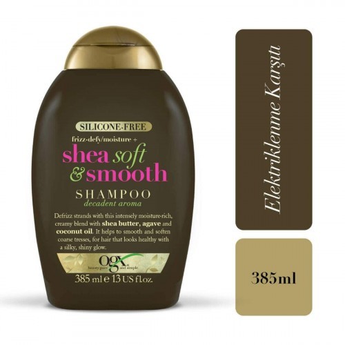 Ogx Shea Soft&Smooth Elektriklenme Karşıtı Şampuan 385 ml