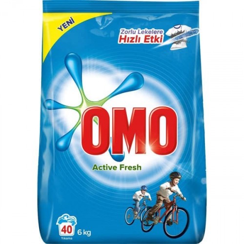 Omo Toz Çamaşır Deterjanı Active Fresh 6 Kg