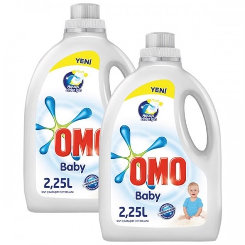 Omo Sıvı Çamaşır Deterjanı Baby 2250 ml x 2 Adet