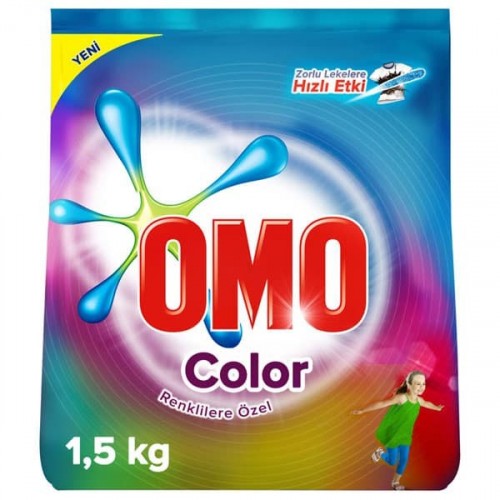 Omo Toz Çamaşır Deterjanı Color 1.5 Kg