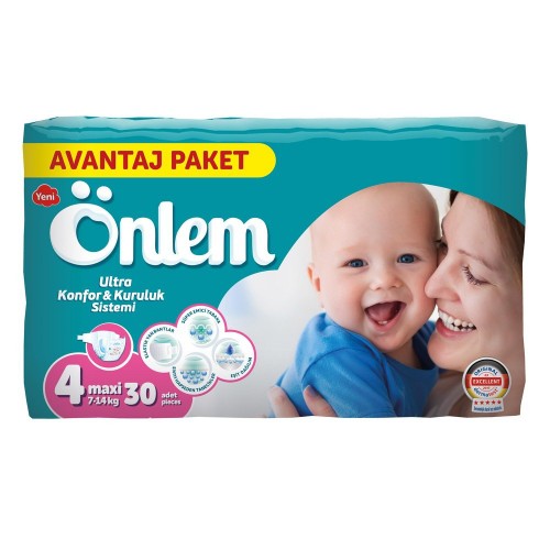 Önlem Bebek Bezi Avantaj Paket Maxi 4 Beden 30 lu