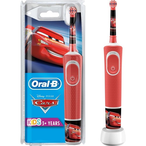 Oral-B Çocuklar İçin Şarj Edilebilir Diş Fırçası D100 Cars Özel Seri