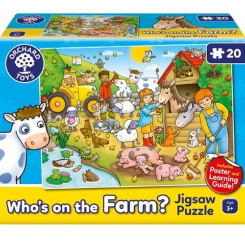 Orchard Who-s On The Farm Çocuk Puzzle 302