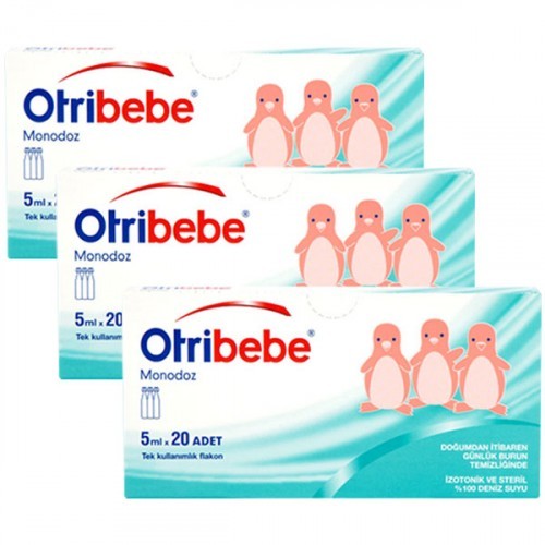 Otribebe Monodoz Bebek Burun Temizleme Suyu 5ml x 60 Adet