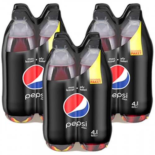 Pepsi Max Cola Pet 4x1 lt x 3 Adet