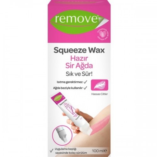 Remove Squeeze Wax Hazır Sir Ağda Hassas Ciltler İçin 100 ml