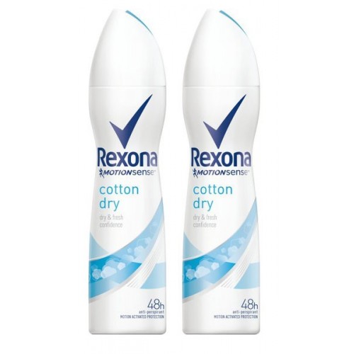 Rexona Deodorant Sprey Cotton Dry 150 ml x 2 Adet