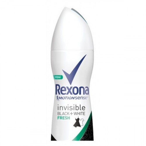 Rexona Invisible Black + White Fresh Deodorant 150 ml