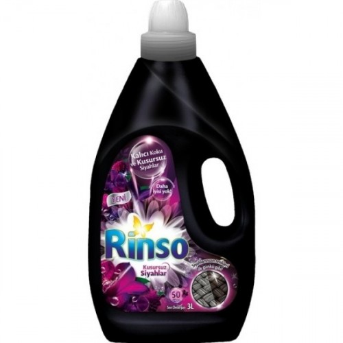 Rinso Sıvı Çamaşır Deterjanı Kusursuz Siyahlar 3000 ml