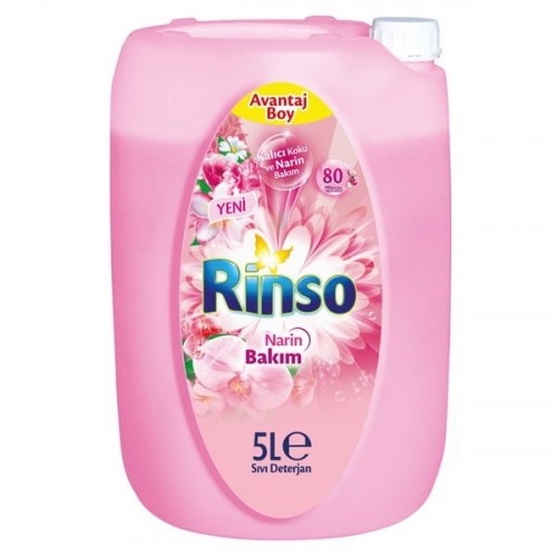 Rinso Sıvı Çamaşır Deterjanı Narin Bakım 5 lt