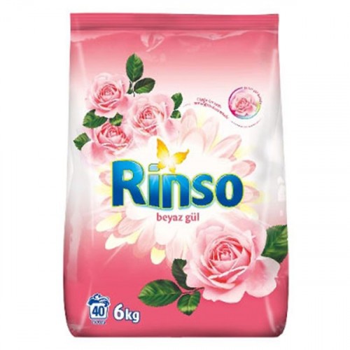 Rinso Toz Çamaşır Deterjanı Beyaz Gül 6 kg