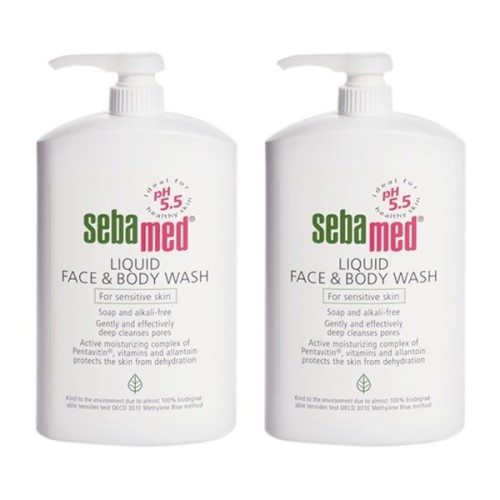 Sebamed Likid Yüz ve Vücut Temizleme Jeli 1000 ml x 2 Adet