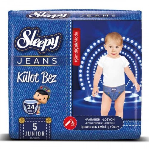 Sleepy Jeans Külot Bez Junior 5 No 24 lü