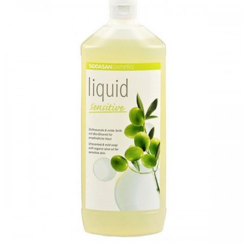 Sodasan Sıvı Sabun Zeytinyağlı Kokusuz Hassas 1000 ml