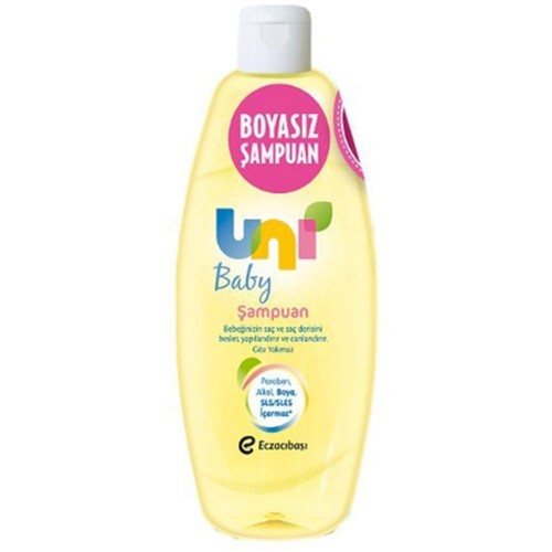 Uni Baby Boyasız Saç ve Vücut Şampuanı Pompasız 750 ml