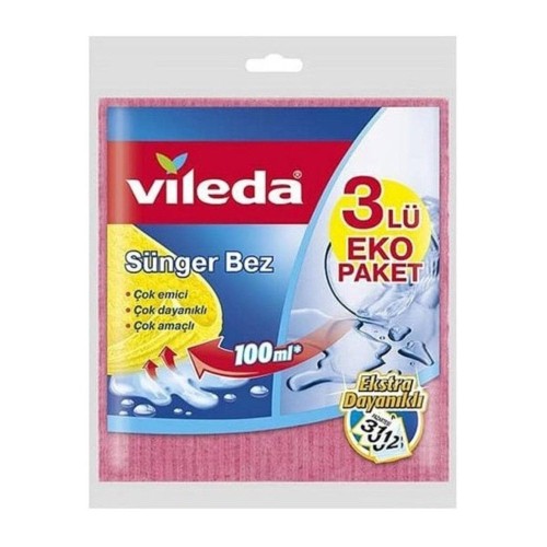 Vileda Sünger Bez 3 lü