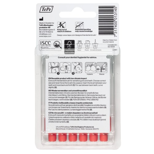 Tepe Blister X Soft 0.5 mm Kırmızı 6 lı Tepe Blister X Soft 0.5 mm Kırmızı 6 lı