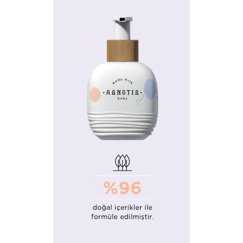 Agnotis Baby Body Milk Bebekler İçin Doğal Vücut Sütü 200 ml