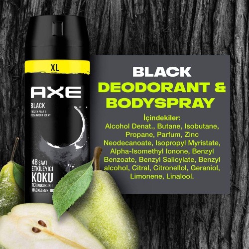 Axe Black XL Men Deodorant 200 ml Axe Black XL Men Deodorant 200 ml