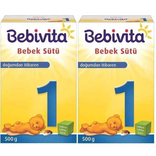 Bebivita Bebek Sütü 1 No 500 gr x 2 Adet