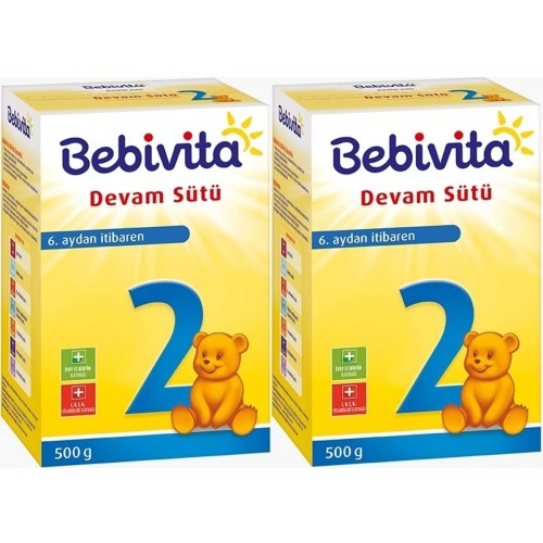 Bebivita Bebek Sütü 2 No 500 gr x 2 Adet