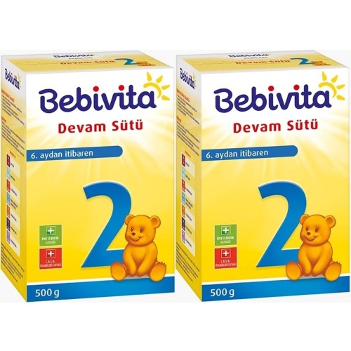 Bebivita Bebek Sütü 2 No 500 gr x 2 Adet