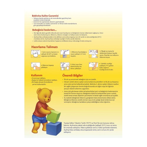 Bebivita Bebek Sütü 2 No 500 gr x 2 Adet