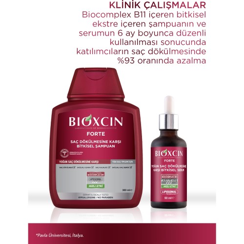 Bioxcin Forte Tüm Saç Tipleri İçin Şampuan 300 ml 3 Al 2 Öde x 2 Adet