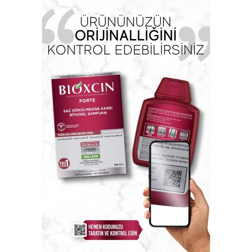 Bioxcin Forte Tüm Saç Tipleri İçin Şampuan 300 ml 3 Al 2 Öde x 2 Adet