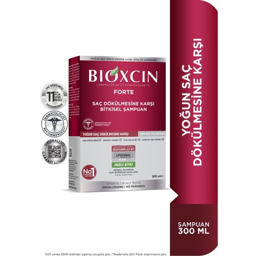 Bioxcin Forte Tüm Saçlar İçin Şampuan 300 ml