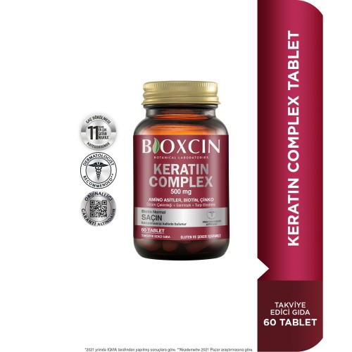 Bioxcin Keratin Complex 500 mg 60 Tablet Fiyatı