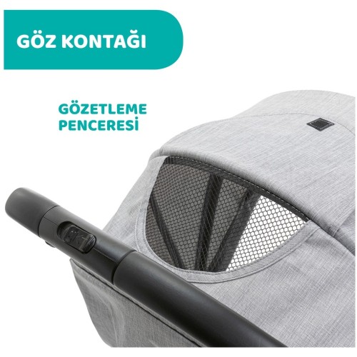 Chicco Trolleyme Bebek Arabası - Light Gri Chicco Trolleyme Bebek Arabası - Light Gri