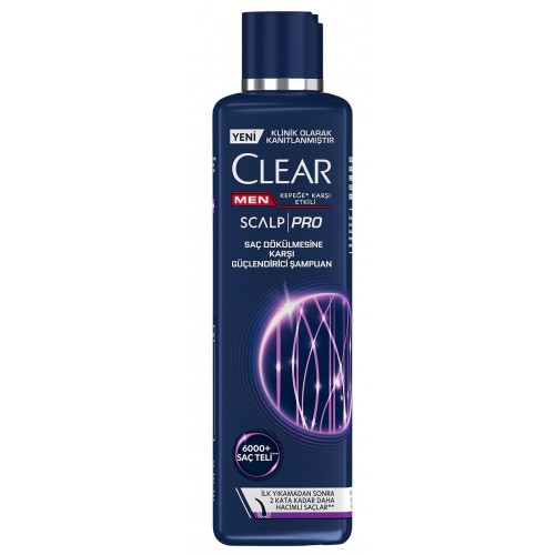 Clear Men Scalp Pro Saç Güçlendirici Şampuan 300 ml x 2 Adet