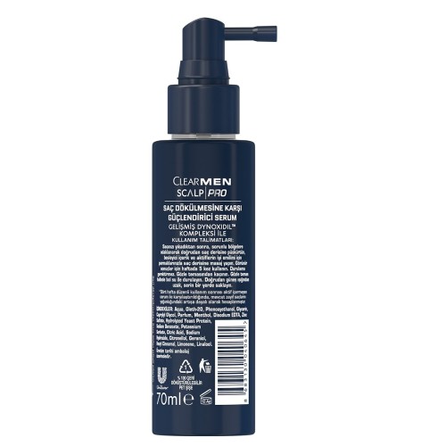 Clear Men Scalp Pro Dökülme Karşıtı Güçlendirici Serum 70 ml x 2 Adet