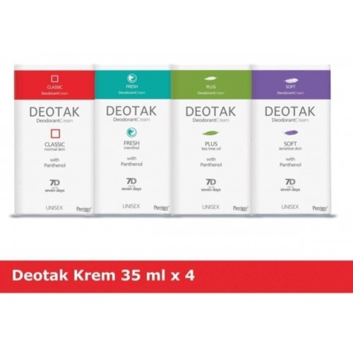 Deotak Krem Deodorant Karma Paket 4 lü