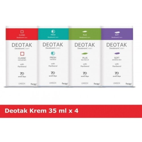 Deotak Krem Deodorant Karma Paket 4 lü