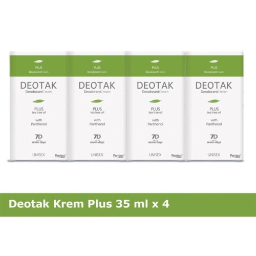 Deotak Krem Deodorant Plus 35 ml x 4 Adet