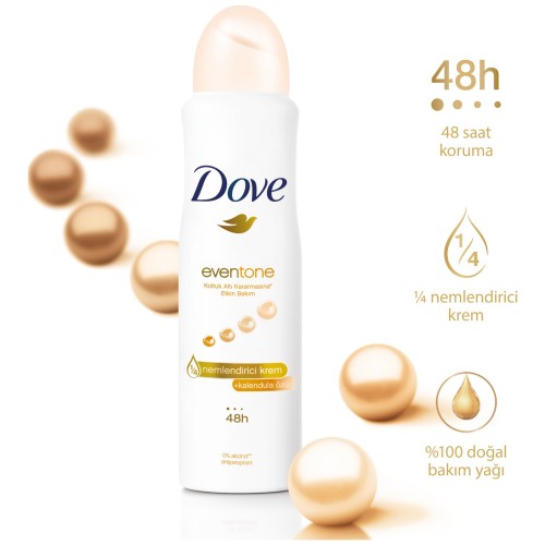 Dove Eventone Aerosol Deodorant 150 ml