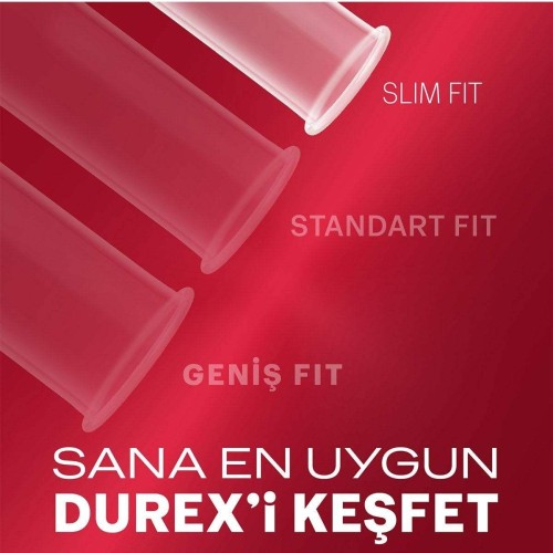 Durex Yakın Hisset Slim Fit Kondom 16 lı x 2 Adet