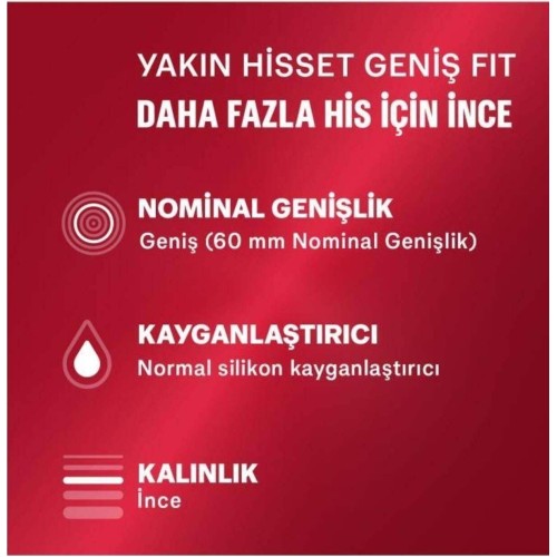 Durex Yakın Hisset XL Kondom 16 lı x 2 Adet
