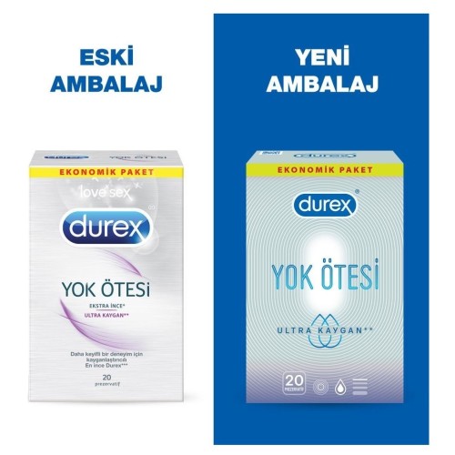 Durex Yok Ötesi Ultra Kaygan 20 li
