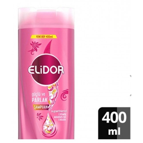 Elidor Güçlü ve Parlak Superblend E Vitamini Şampuan 400 ml