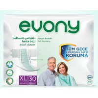 Evony Belbantlı Yetişkin Hasta Bezi Ekstra Large 30 lu