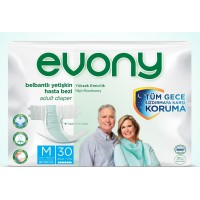 Evony Belbantlı Yetişkin Hasta Bezi Medium 30 lu