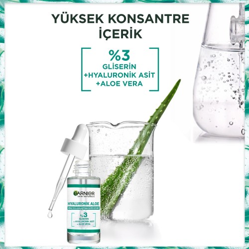 Garnier Hyaluronik Aloe Nemlendirici Dolgunlaştırıcı Süper Serum 30 ml Garnier Hyaluronik Aloe Nemlendirici Dolgunlaştırıcı Süper Serum 30 ml