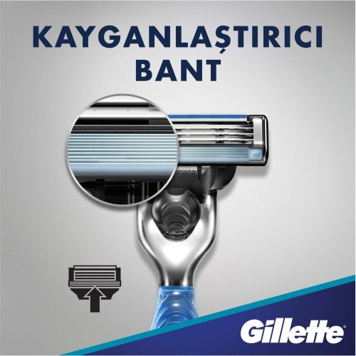 Gillette Mach3 Start Tıraş Makinesi + 3 Yedek Tıraş Bıçağı Gillette Mach3 Start Tıraş Makinesi + 3 Yedek Tıraş Bıçağı