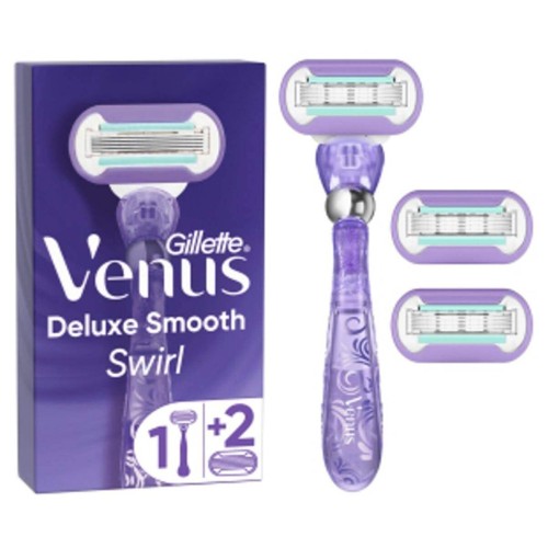 Gillette Venüs Swirl Kadın Tıraş Makinesi + 3 Adet Yedek Tıraş Bıçağı