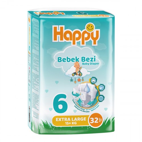 Happy Bebek Bezi Extra Large 6 No 32 li