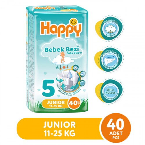 Happy Bebek Bezi Junior 5 No 40 lı